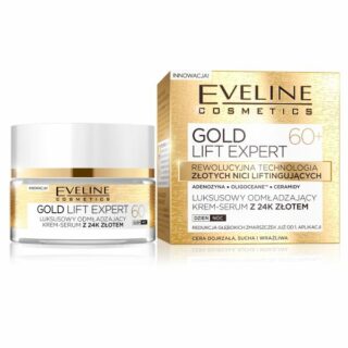 EVELINE Gold lift Expert rejuvenating cream-serum 60+