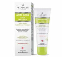 Flos-Lek Anti-Acne, crème matifiante, peau grasse, à tendance acnéique, mixte, 50 ml