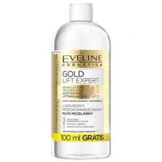 EVELINE GOLD LIFT EXPERT luxurious anti-wrinkle micellar fluid - 500 ml