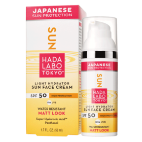 HADA LABO TOKYO SPF 50 Crema facial hidratante a prueba de agua